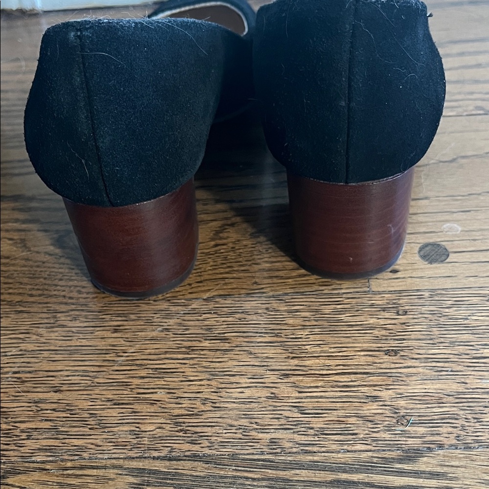 Hush Puppies Black Block Heel Shoes - Picture 6 of 6